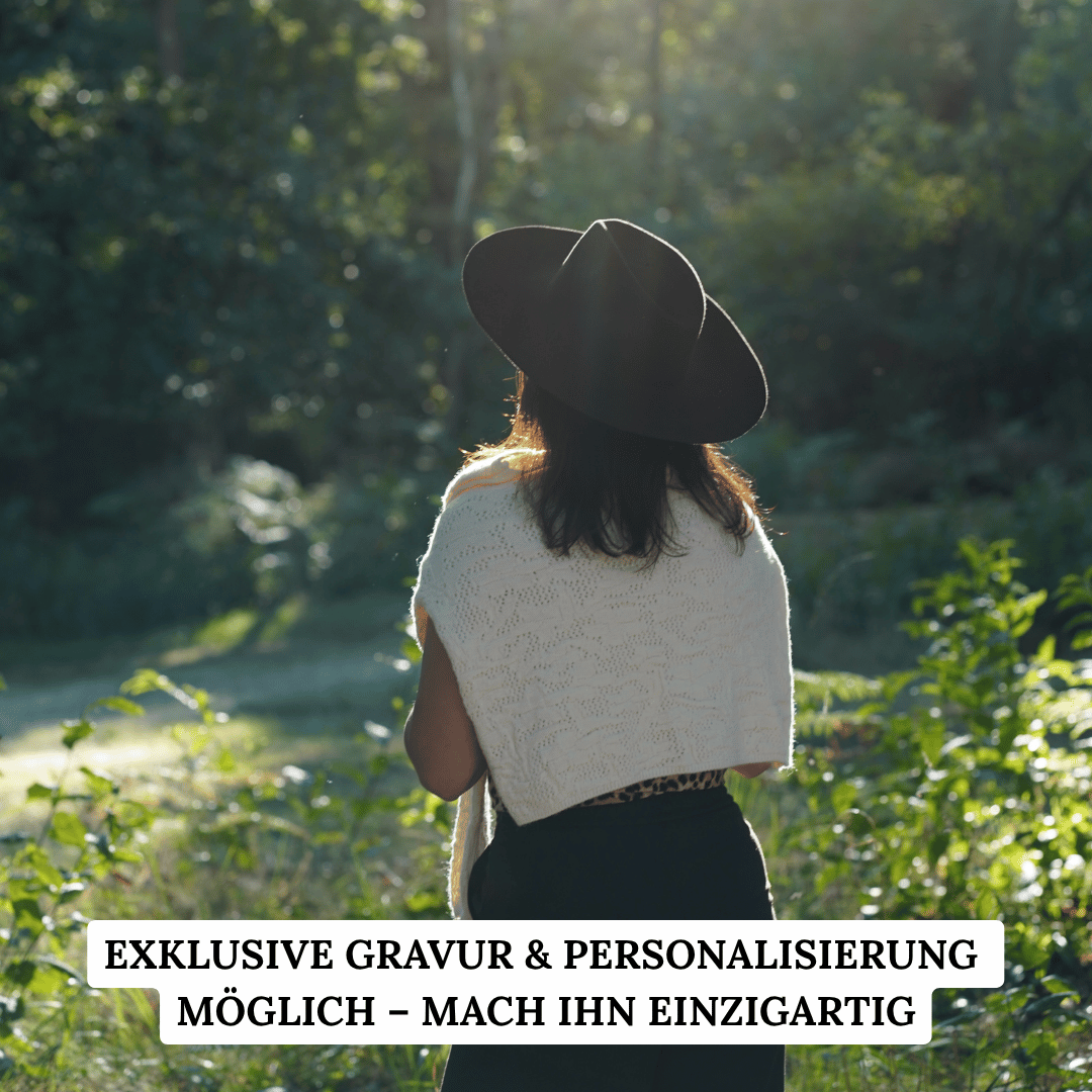 Aldama - Brauner Fedora Hut für Frauen mit breiter & flacher Krempe aus der Pure Collection _ Damenhut - 100% Wolle & Handarbeit aus Italien - Nimanita Hats & Accessoires - Hats for strong Women