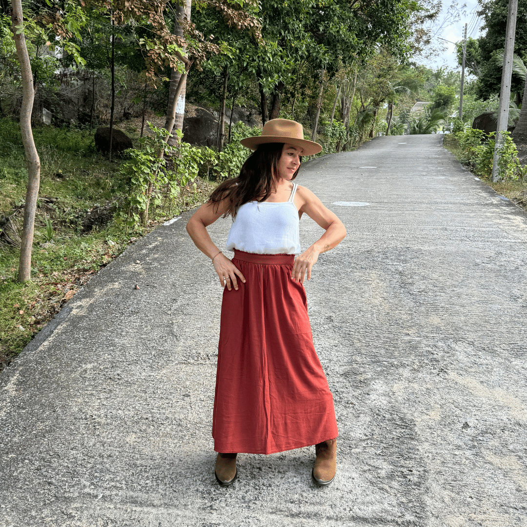 Guerrero - camelfarbener Fedora Hut für Frauen aus 100% Wollfilz - Nimanita Hats & Accessoires - Hüte für Frauen
