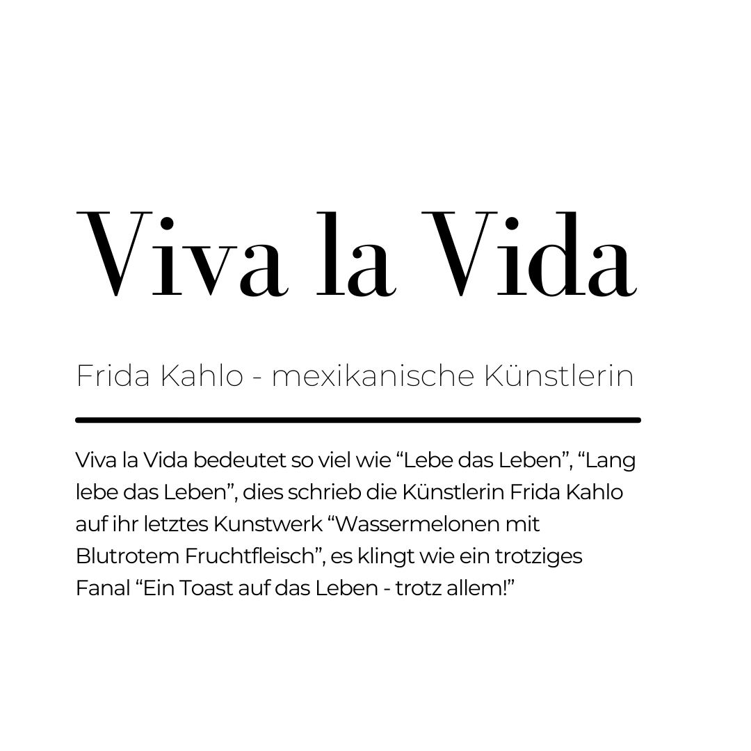 Hut Statement - 1. Viva la Vida, Definition - Hut Personalisierung Nimanita Hats & Accessoires - Hüte für starke Frauen