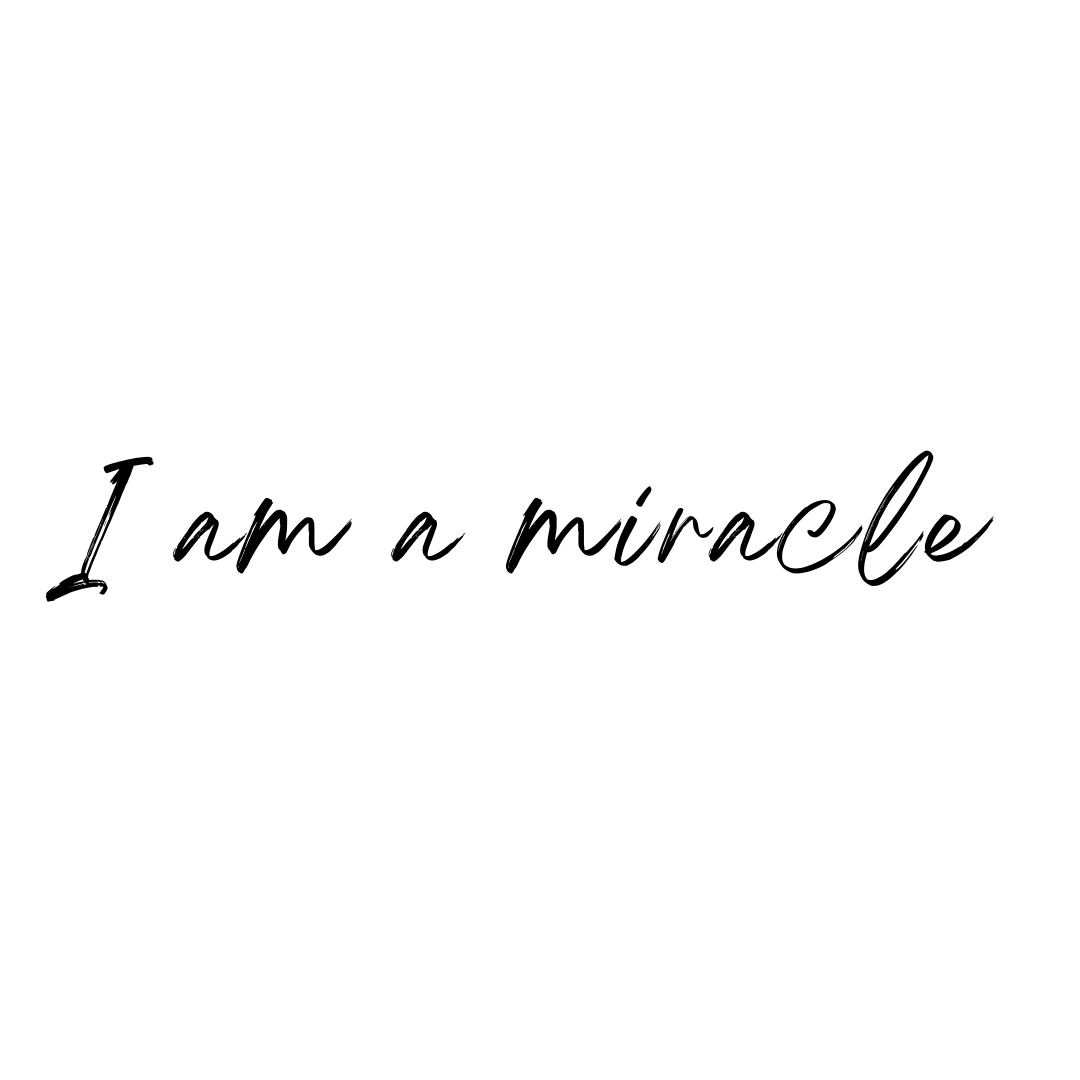 Hut Statement - 2. I am a miracle - Hut Personalisierung Nimanita Hats & Accessoires - Hüte für starke Frauen