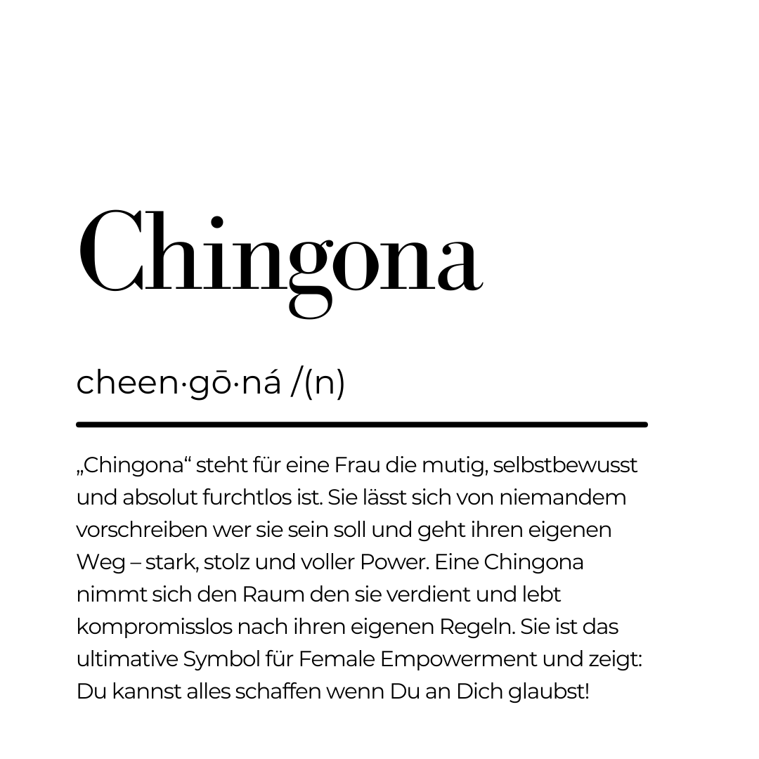 Hut Statement - 3. Chingona, Definition - Hut Personalisierung Nimanita Hats & Accessoires - Hüte für starke Frauen