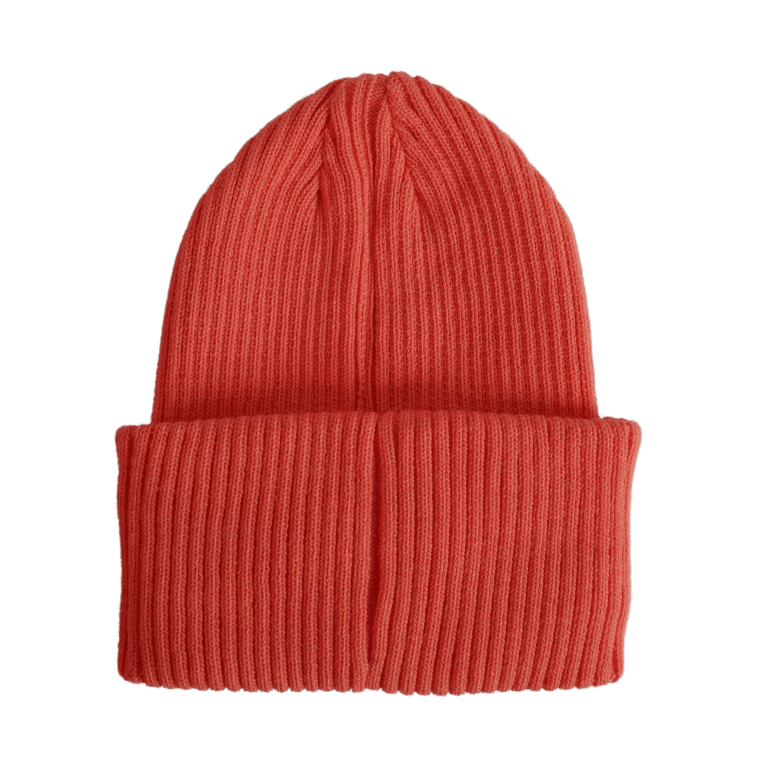 Beanie für Frauen in der Farbe Coral | Mütze für Frauen in Farbe Coral | Modell Nima Beanie Coral | Wintermütze | Winter Beanie | 100% Acryl | made in Europe | Nimanita Hats & Accessoires - Hüte für Frauen