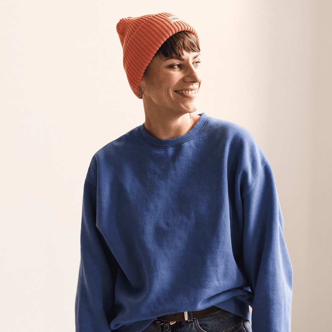 Beanie für Frauen in der Farbe Coral | Mütze für Frauen in Farbe Coral | Modell Nima Beanie Coral | Wintermütze | Winter Beanie | 100% Acryl | made in Europe | Nimanita Hats & Accessoires - Hüte für Frauen