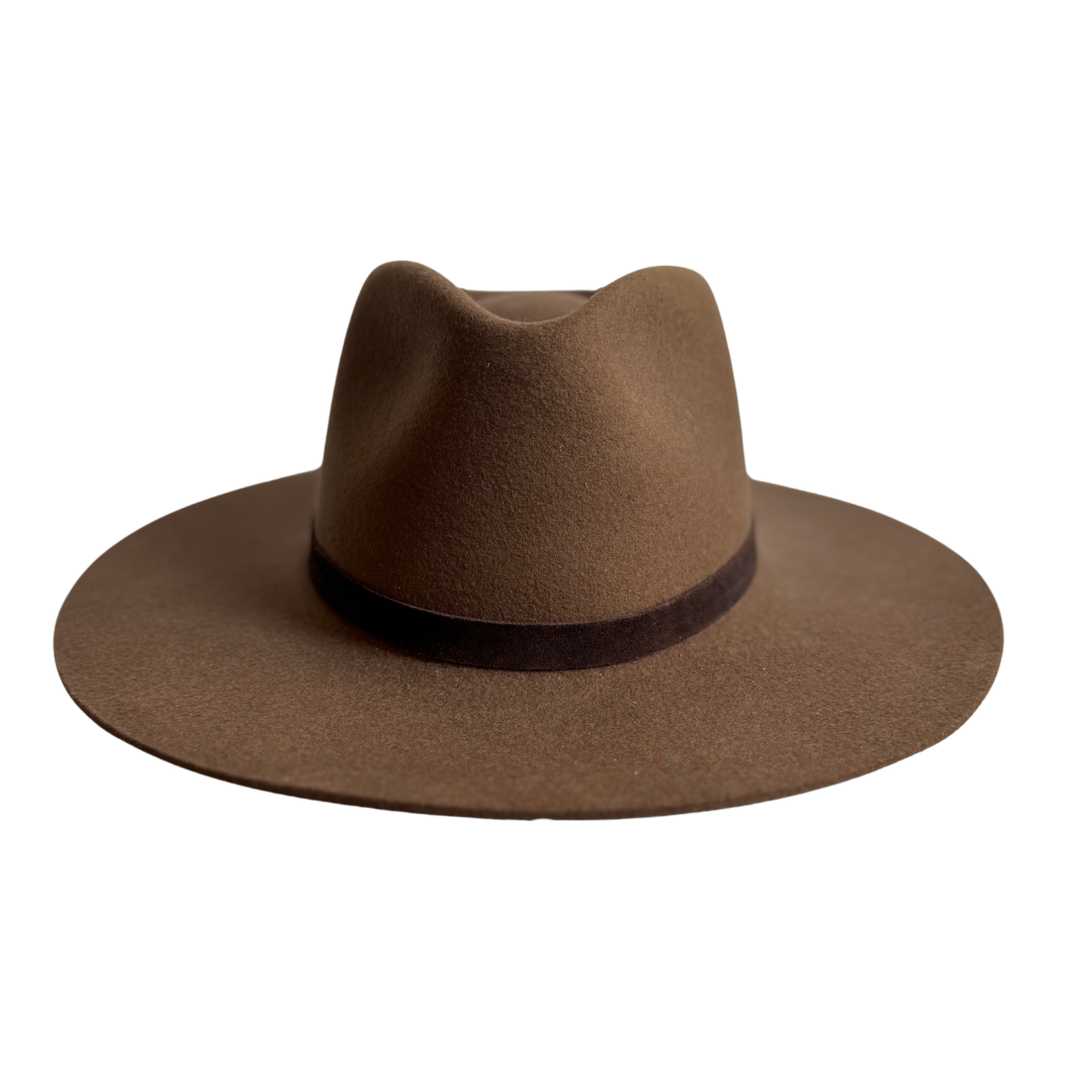 Wildleder Hutband für Damenhüte | Hutband für Fedora Hüte | Modell Saltillo Hutband | Nimanita Hats & Accessoires - Hüte für Frauen