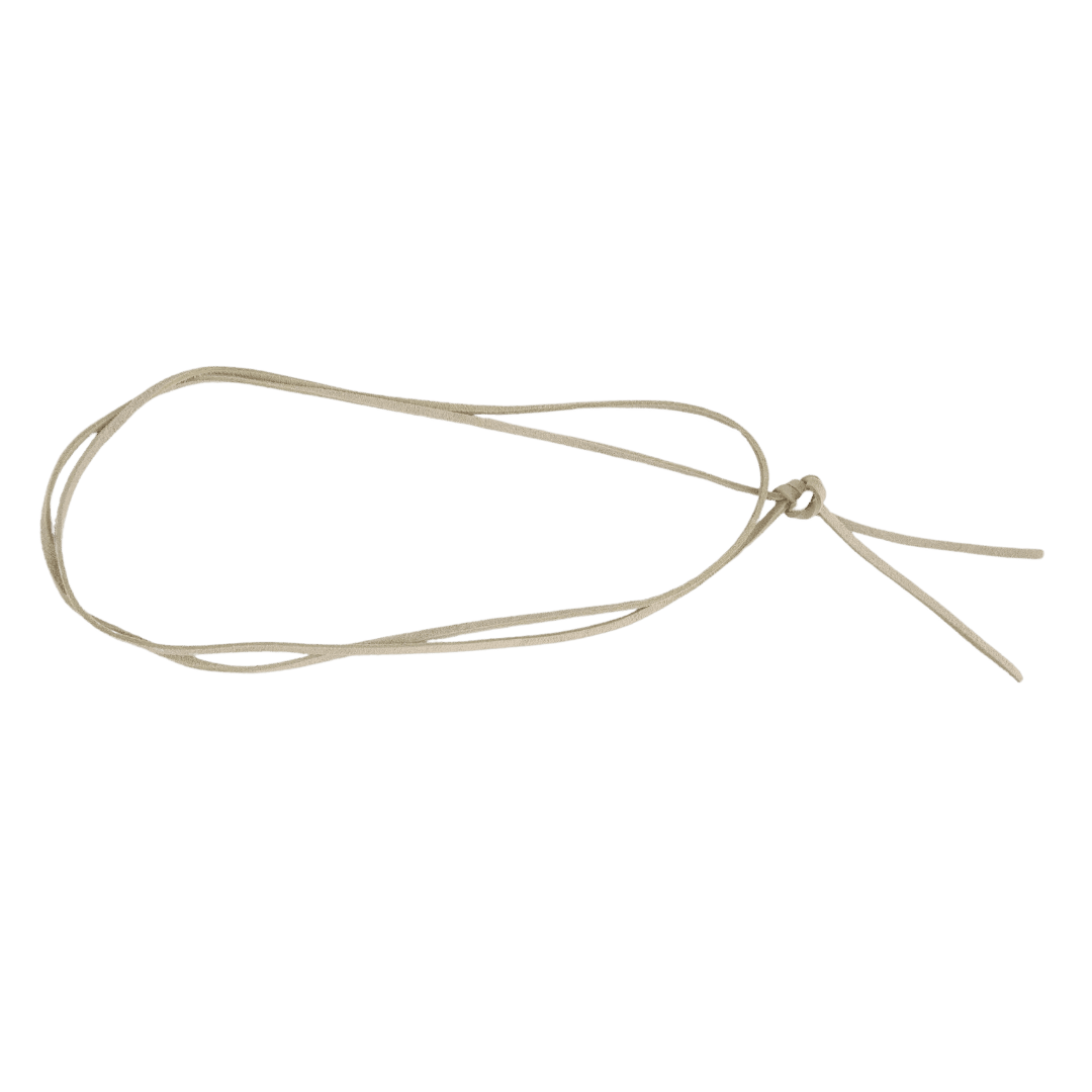Doppel Wildleder Hutband beige - Nimanita Hats & Accessoires - Hüte für Frauen