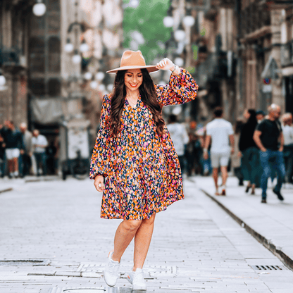Camel Farbender Fedora Hut mit Leder Hutband für Frauen - Model Campeche No.02 | brauner Fedora Damenhut aus Wolle | Nimanita Hats & Accessoires - Hüte für Frauen