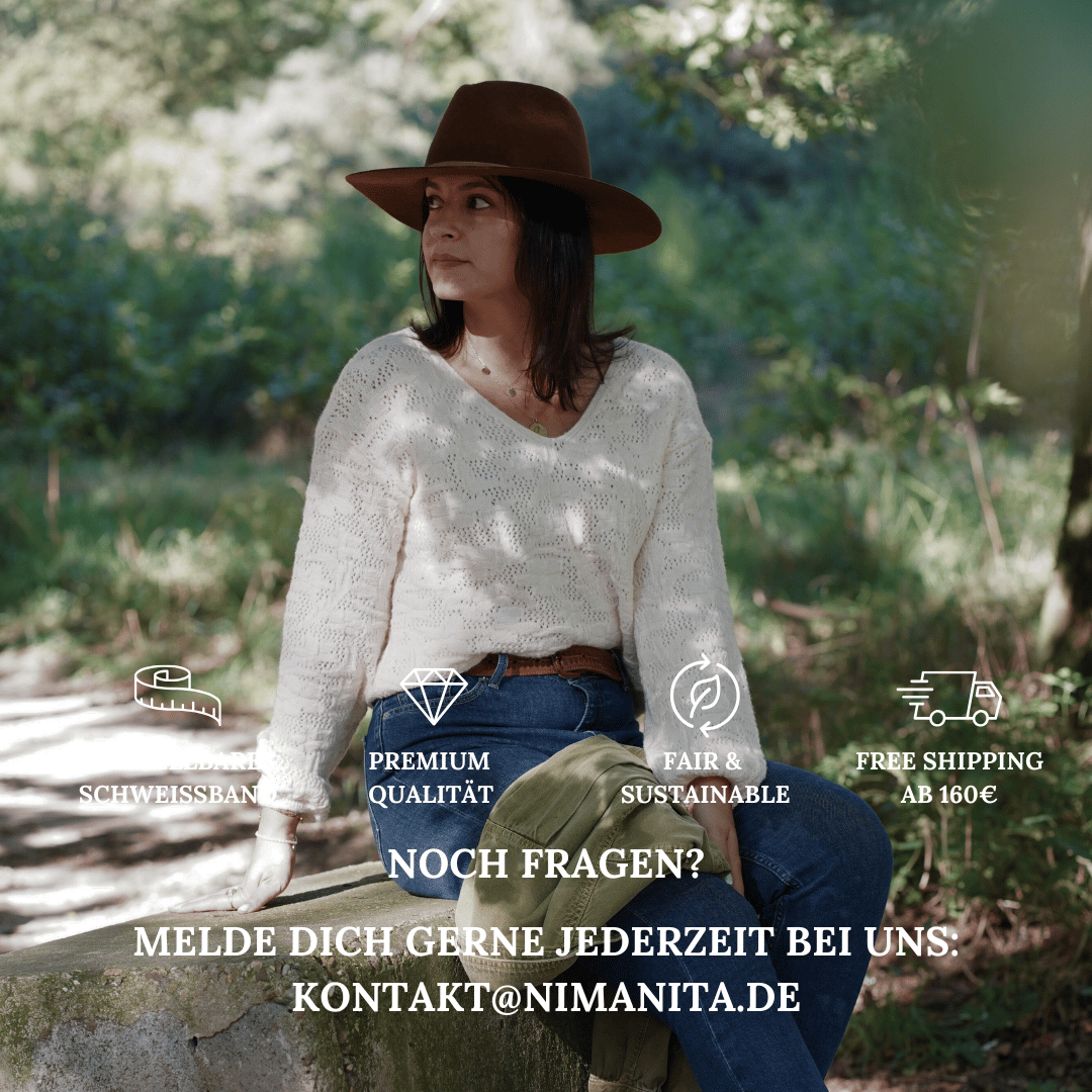 Catalina_Haselnuss Brauner Fedora Hut für Frauen mit center dent Krone-mittlere Krempe_ Nimanita Hats & Accessoires - Brauner Damenhut_ Im Western Stil