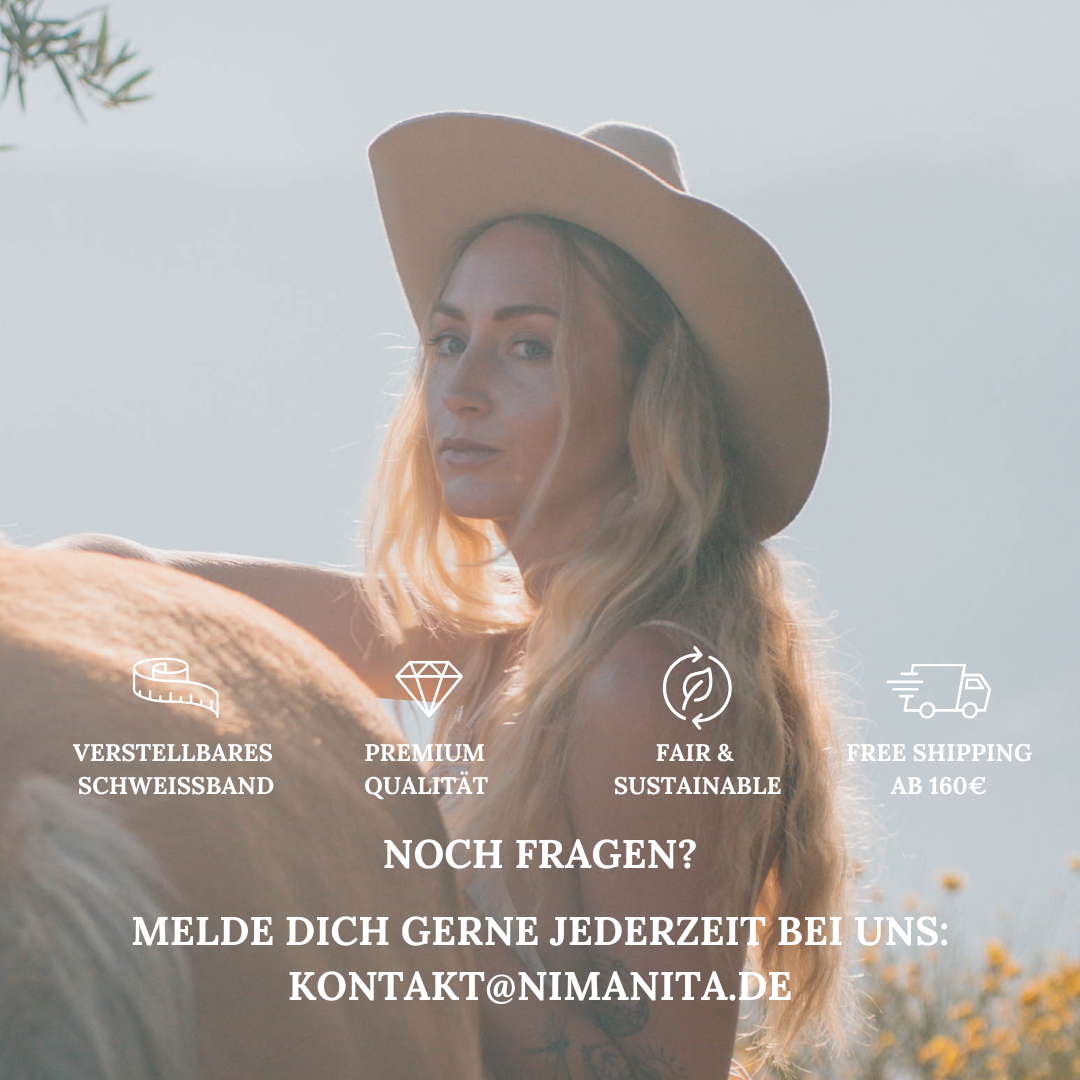 Durango - Werstern Hut für Frauen in Vanille_ Damenhüte - Cattleman Hut für Frauen - Heller Western Hut - Nimanita Hats & Accessoires_ Hut mit Model Carla