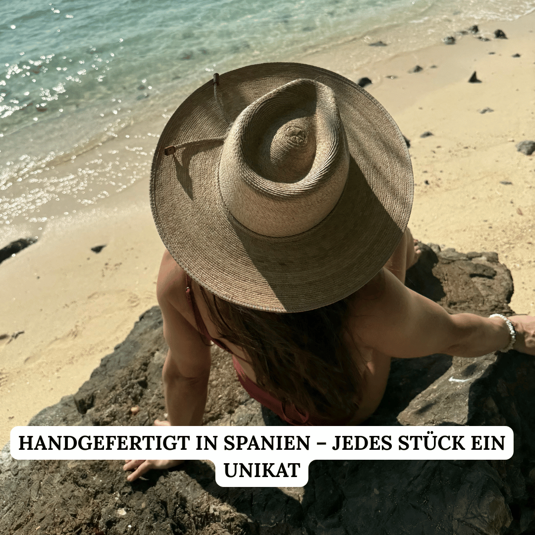 Guadalajara - Fedora Strohhut für Frauen aus SAHUAYO Palme - Sommerhut - Hut mit breiter und gerader Krempe - Nimanita - Hats & Accessoires - Hüte für Frauen