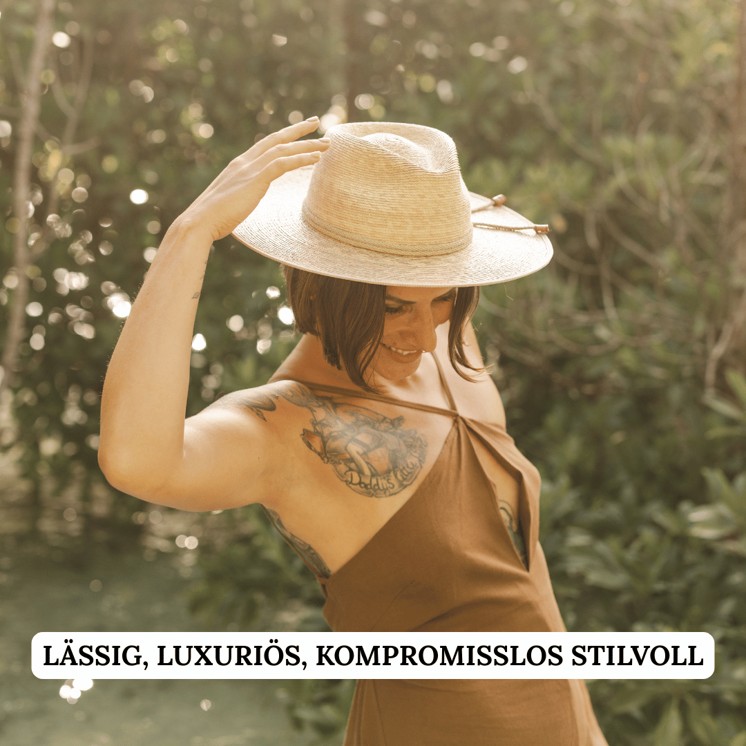 Guadalajara - Fedora Strohhut für Frauen aus SAHUAYO Palme - Sommerhut - Hut mit breiter und gerader Krempe - Nimanita - Hats & Accessoires - Hüte für Frauen