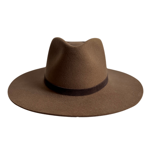 Wildleder Hutband für Damenhüte | Hutband für Fedora Hüte | Modell Saltillo Hutband | Nimanita Hats & Accessoires - Hüte für Frauen