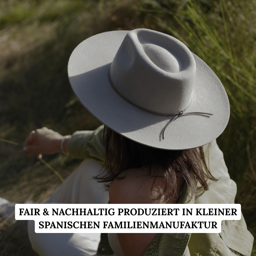 Sinaloa | Fedora Hut für Frauen in der Farbe Safari - Fedora Damenhut mit breiter und steifer Krempe - Nimanita Hats &Accessoires - Hats for strong women - Hüte für Frauen - heller Fedora Hut - 
