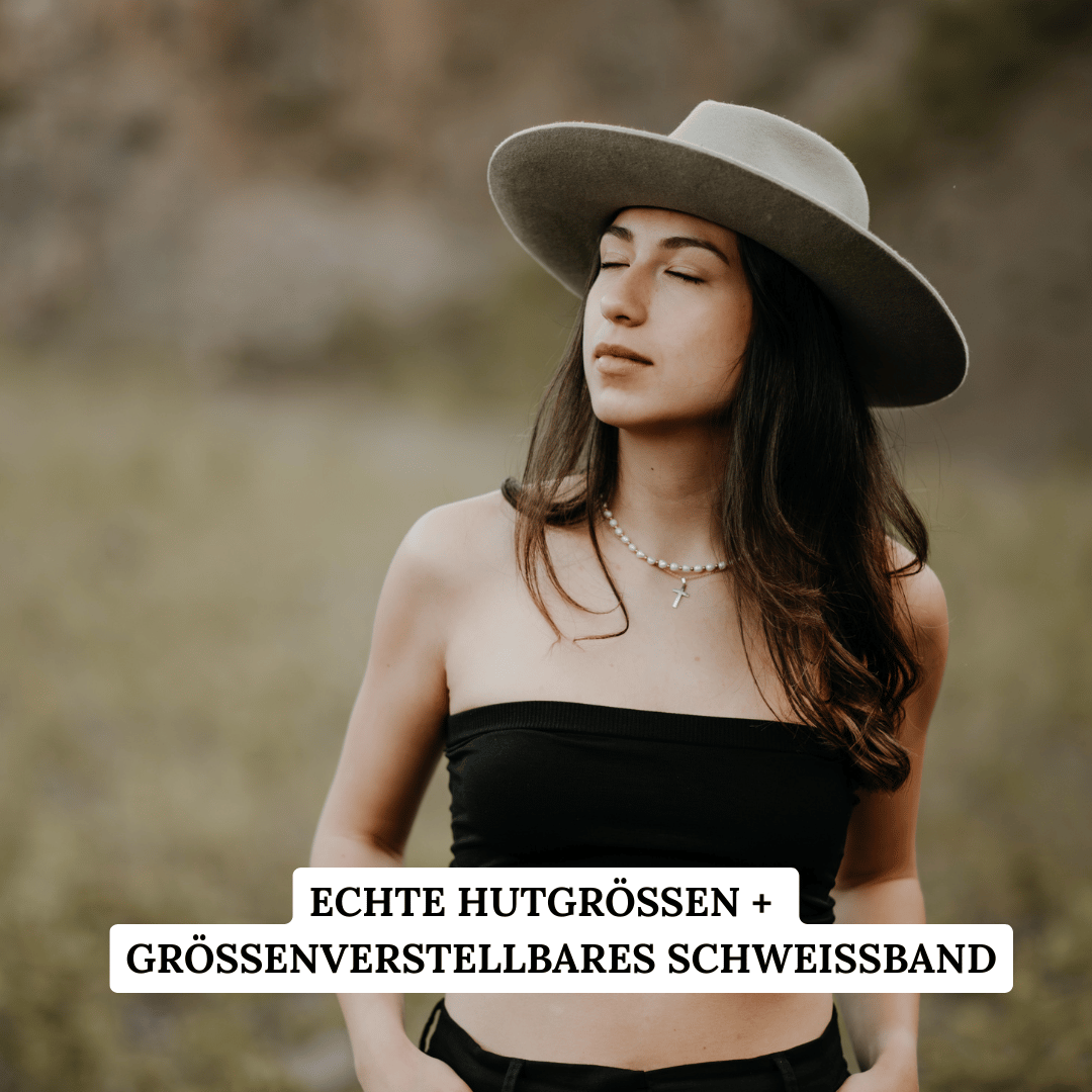 Sinaloa | Fedora Hut für Frauen in der Farbe Safari - Fedora Damenhut mit breiter und steifer Krempe - Nimanita Hats &Accessoires - Hats for strong women - Hüte für Frauen - heller Fedora Hut - 