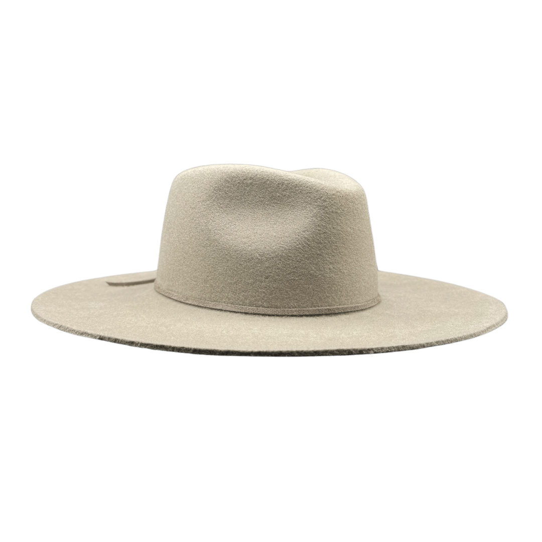 Sinaloa | Fedora Hut für Frauen in der Farbe Safari - Fedora Damenhut mit breiter und steifer Krempe - Nimanita Hats &Accessoires - Hats for strong women - Hüte für Frauen - heller Fedora Hut 