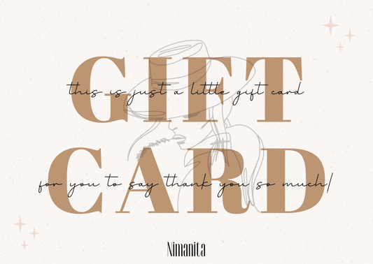 Gutschein, Gift Card - Nimanita Hats & Accessoires - Hüte für Frauen